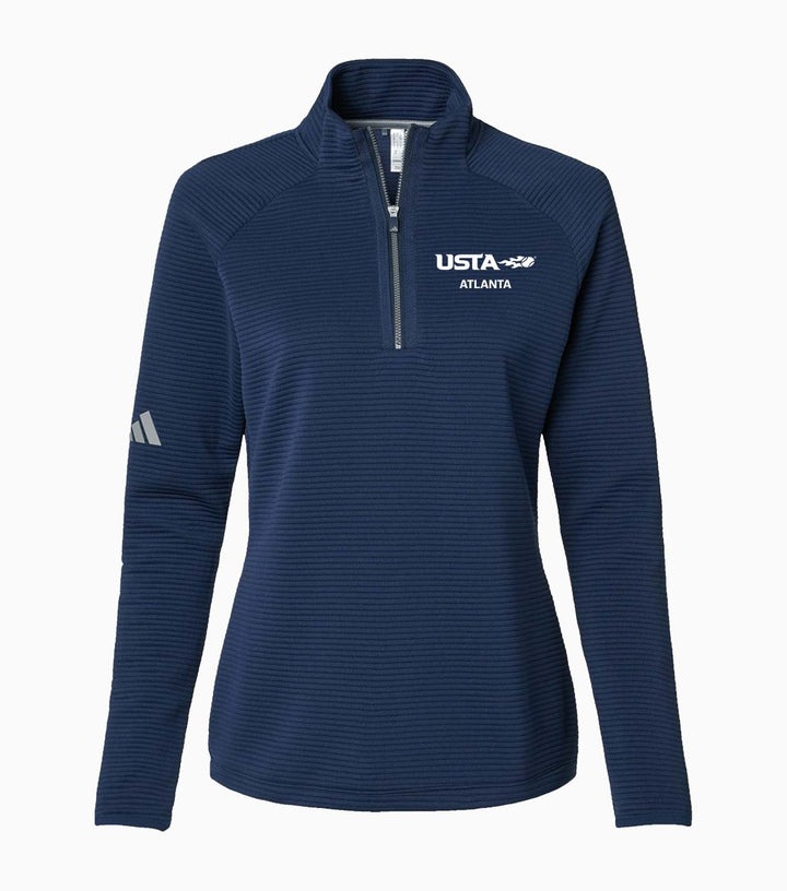 Ladies Spacer 1/4-Zip Pullover