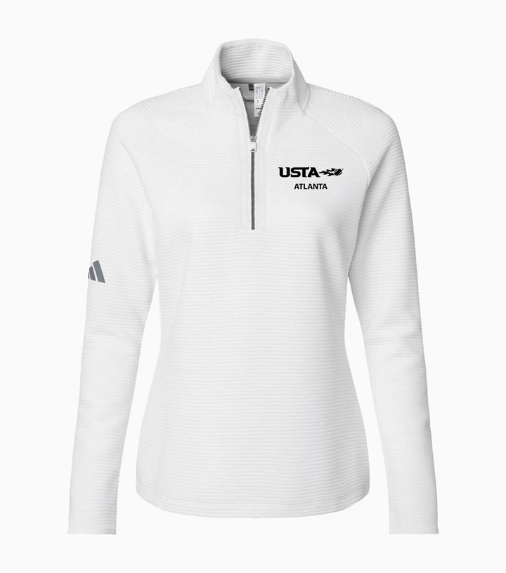 Ladies Spacer 1/4-Zip Pullover