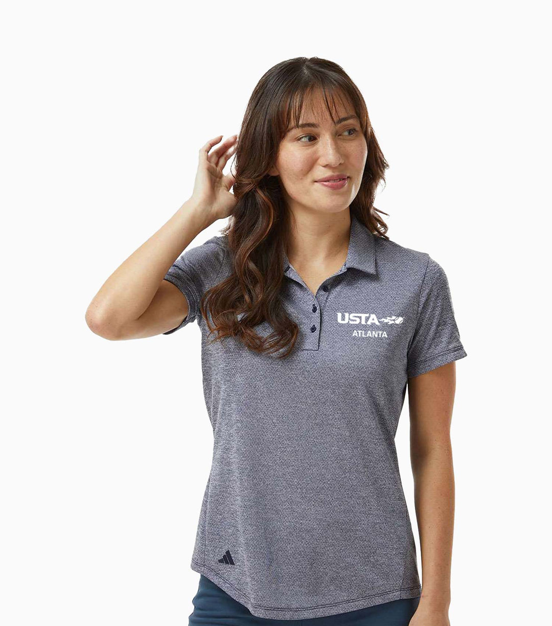 Ladies Space Dyed Polo