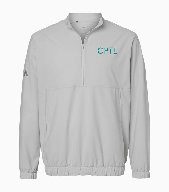 Woven Half-Zip Pullover