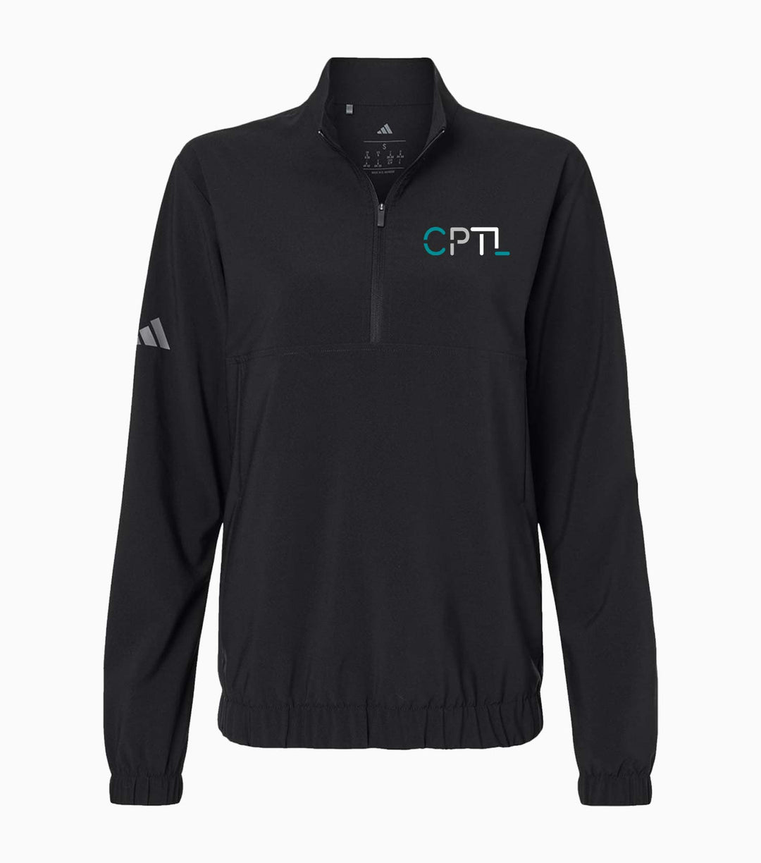 Ladies Woven Half-Zip Pullover