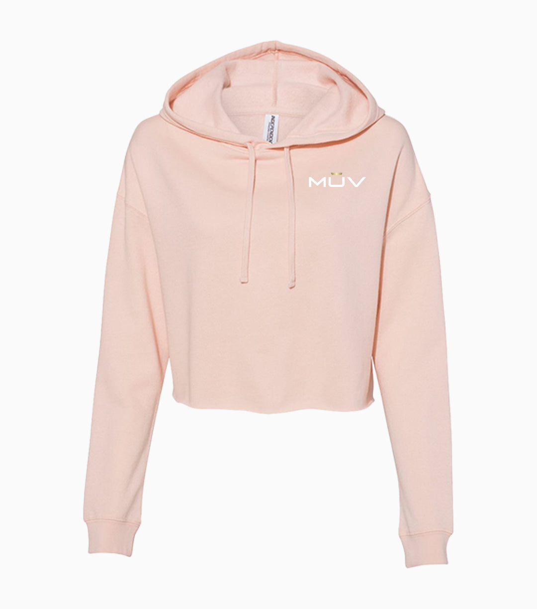 Ladies Lightweight Crop Hooded Sweatshirt