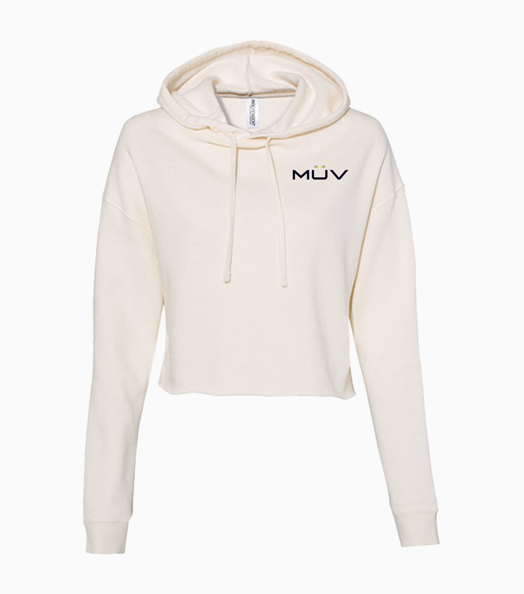 Ladies Lightweight Crop Hooded Sweatshirt