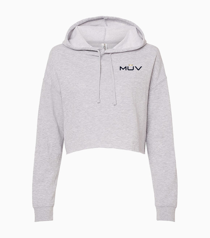Ladies Lightweight Crop Hooded Sweatshirt