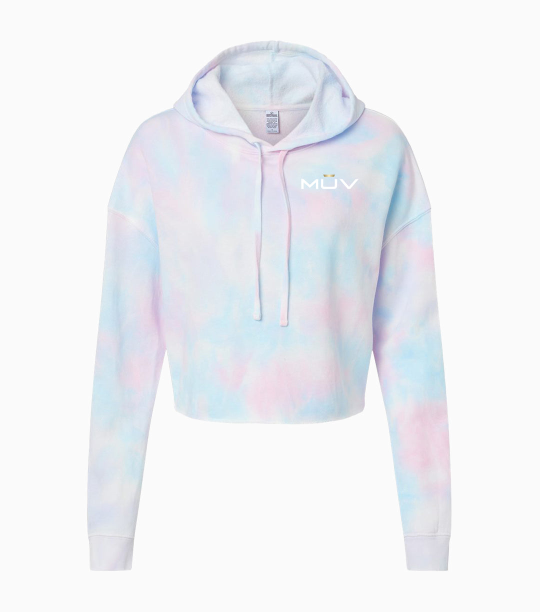 Ladies Lightweight Crop Hooded Sweatshirt