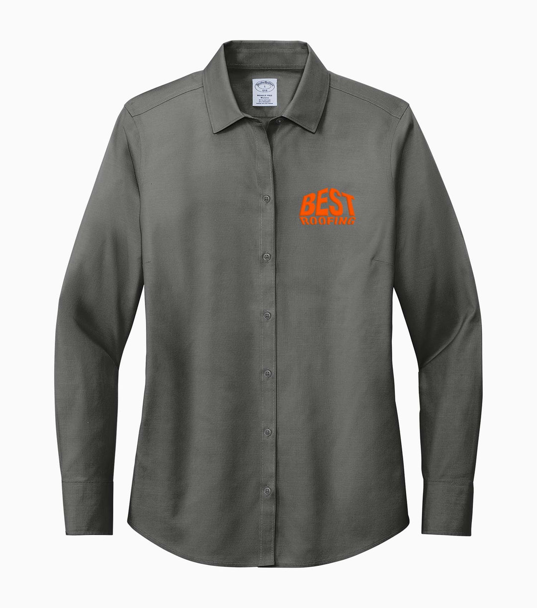 Ladies Wrinkle-Free Stretch Pinpoint Shirt