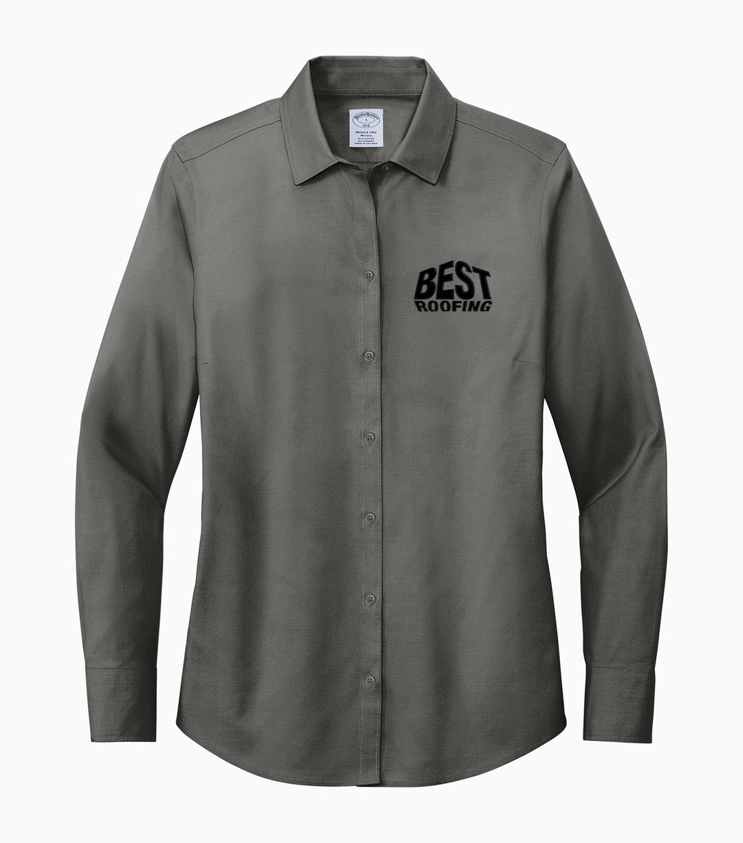 Ladies Wrinkle-Free Stretch Pinpoint Shirt