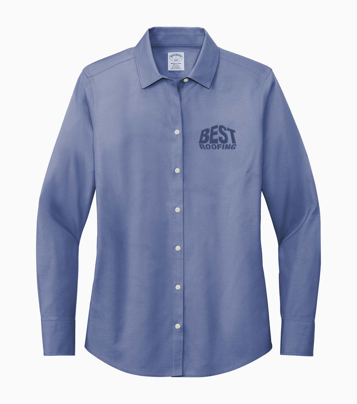 Ladies Wrinkle-Free Stretch Pinpoint Shirt