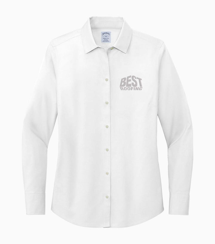 Ladies Wrinkle-Free Stretch Pinpoint Shirt