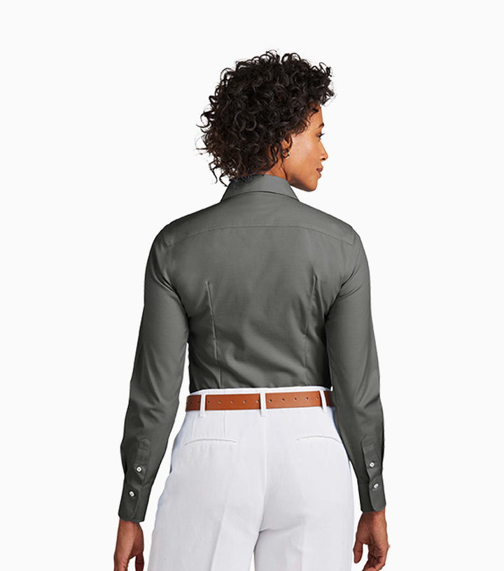 Ladies Wrinkle-Free Stretch Pinpoint Shirt