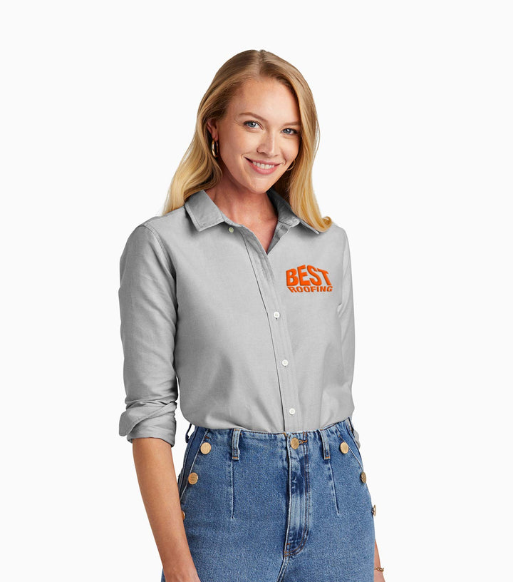 Ladies Casual Oxford Cloth Shirt