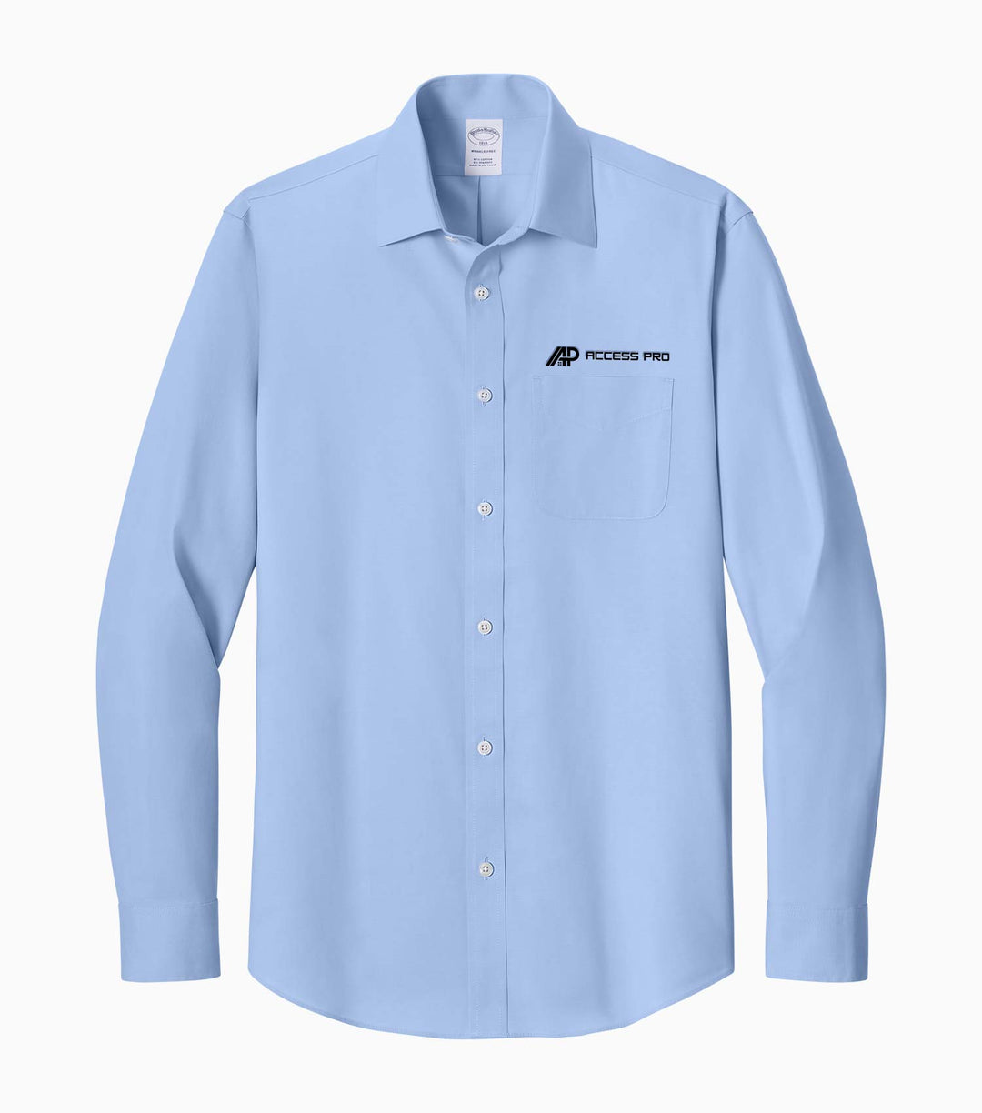 Wrinkle-Free Stretch Pinpoint Spread Collar Shirt