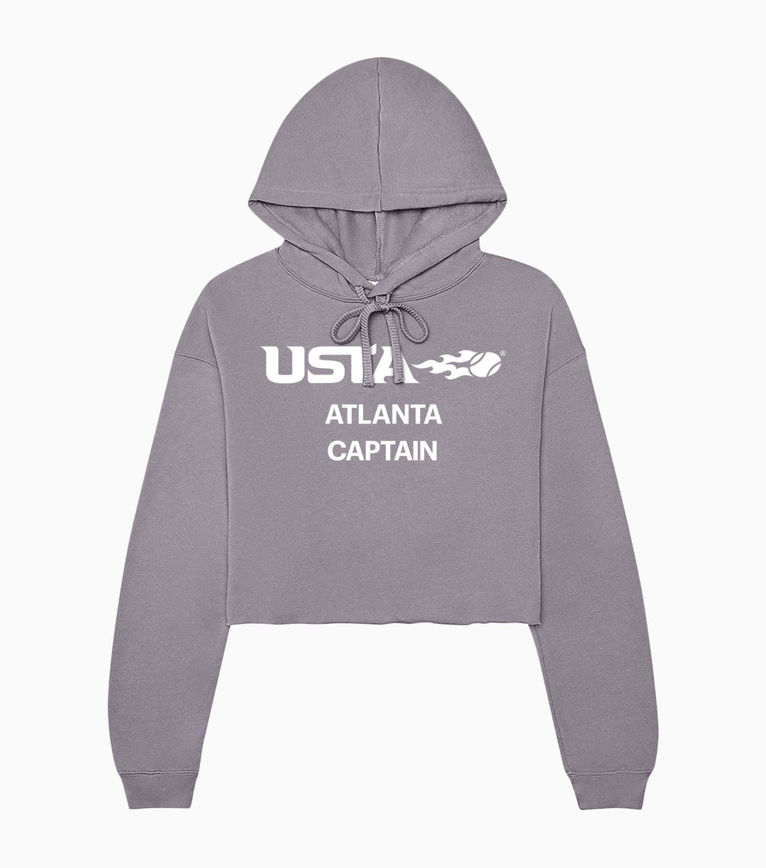 Ladies Sponge Fleece Cropped Fleece Hoodie