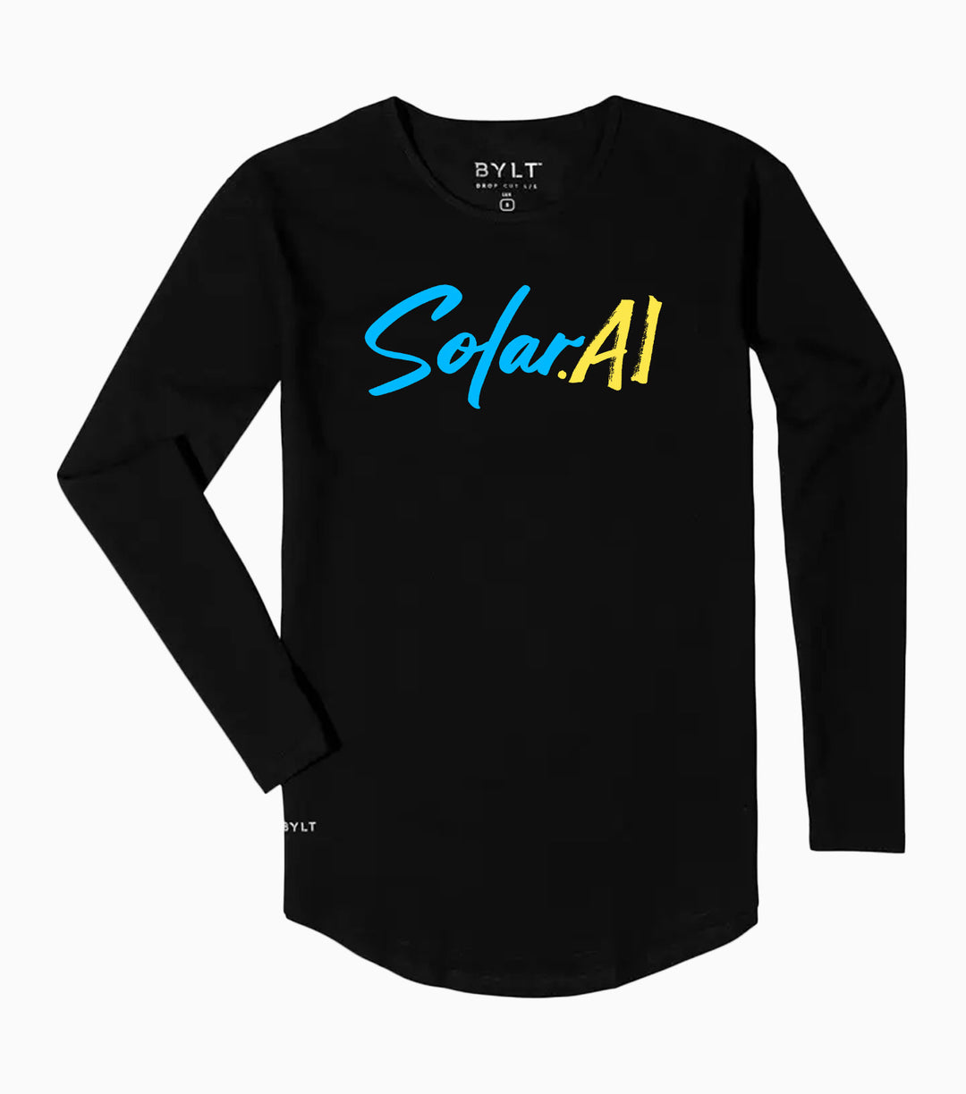 Drop-Cut Long Sleeve: LUX - Wordmark