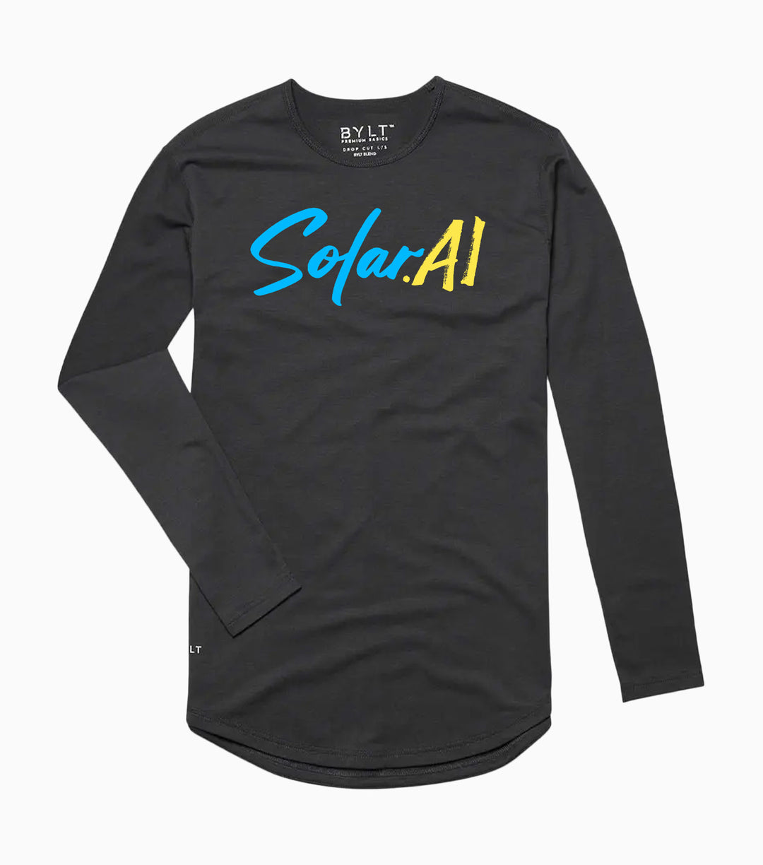 Drop-Cut Long Sleeve: LUX - Wordmark