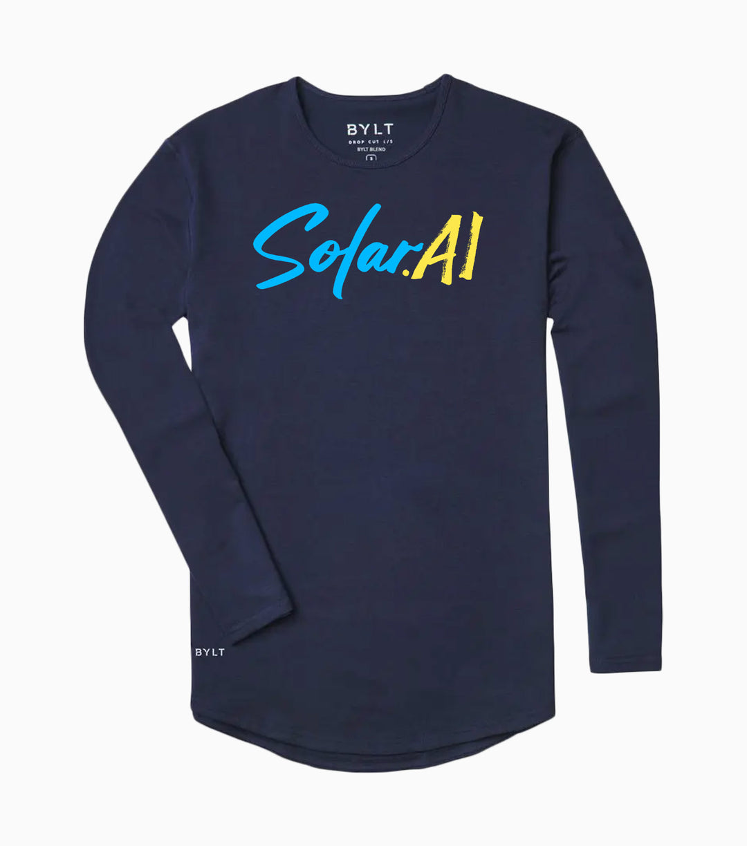 Drop-Cut Long Sleeve: LUX - Wordmark