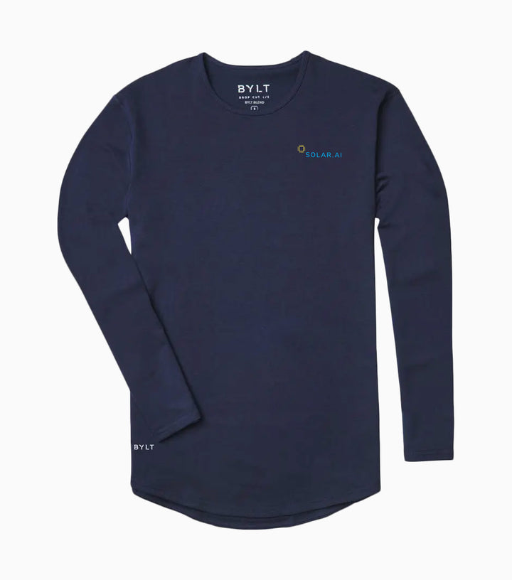 Drop-Cut Long Sleeve: LUX - Wordmark