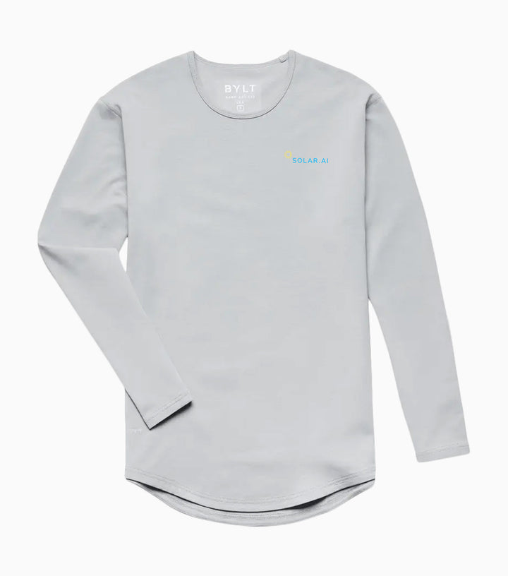 Drop-Cut Long Sleeve: LUX - Wordmark