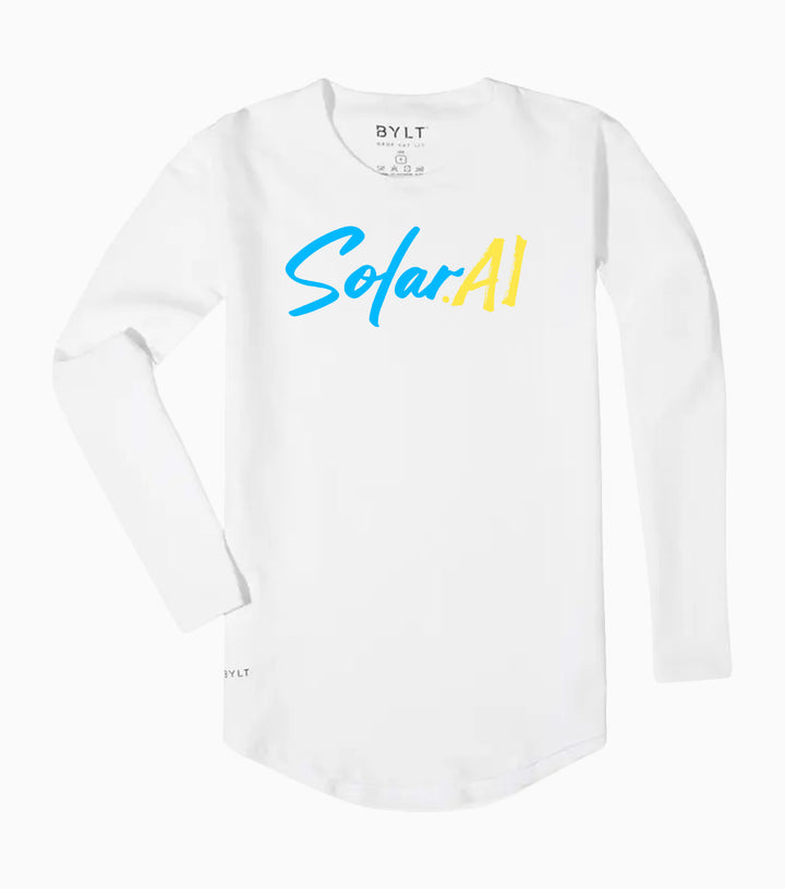 Drop-Cut Long Sleeve: LUX - Wordmark