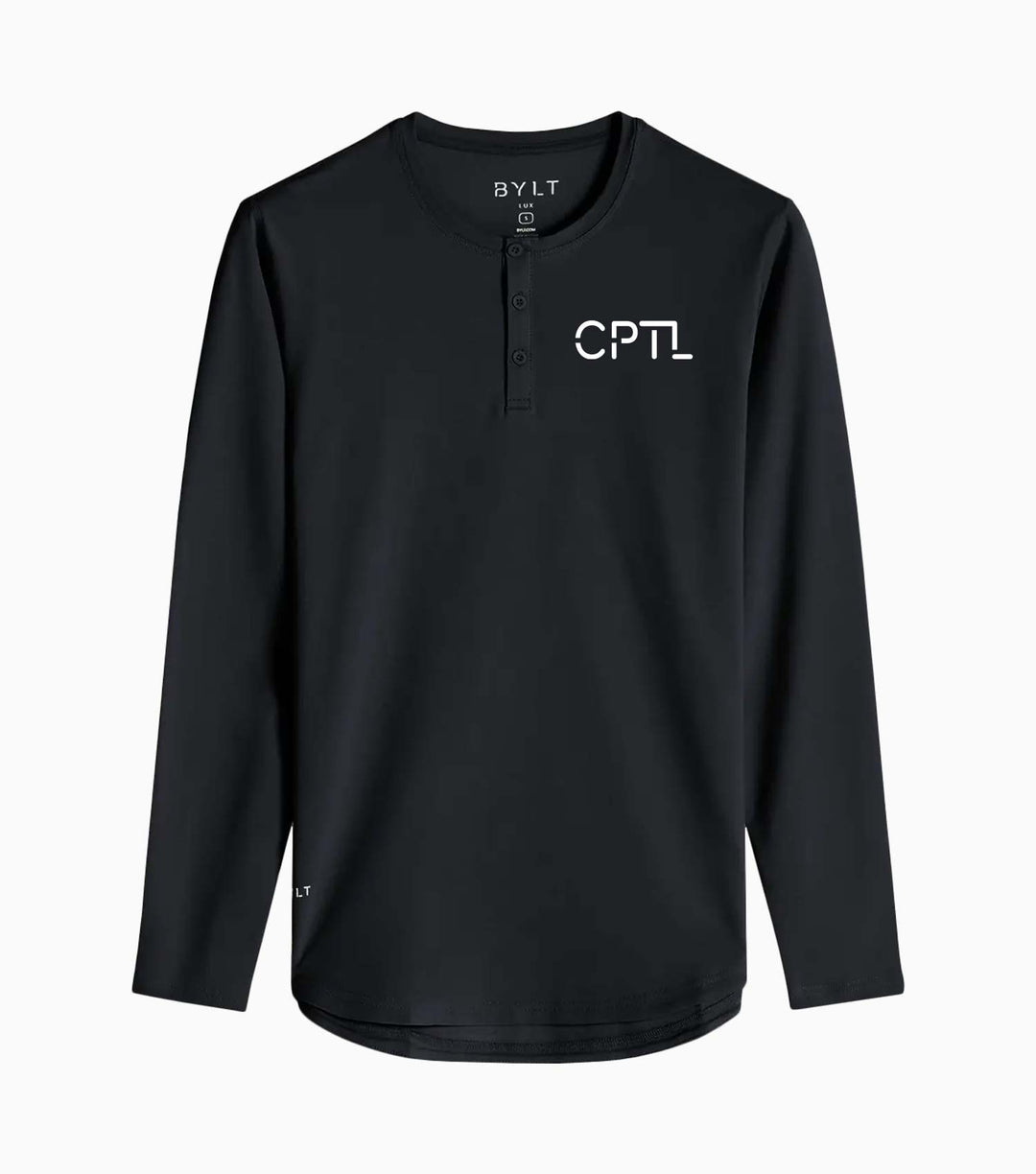 Henley Drop-Cut Long Sleeve: LUX