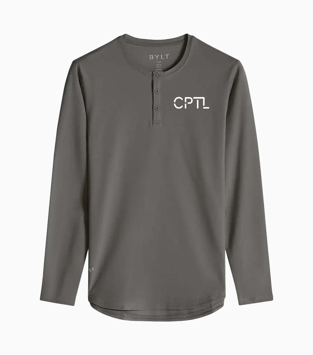Henley Drop-Cut Long Sleeve: LUX