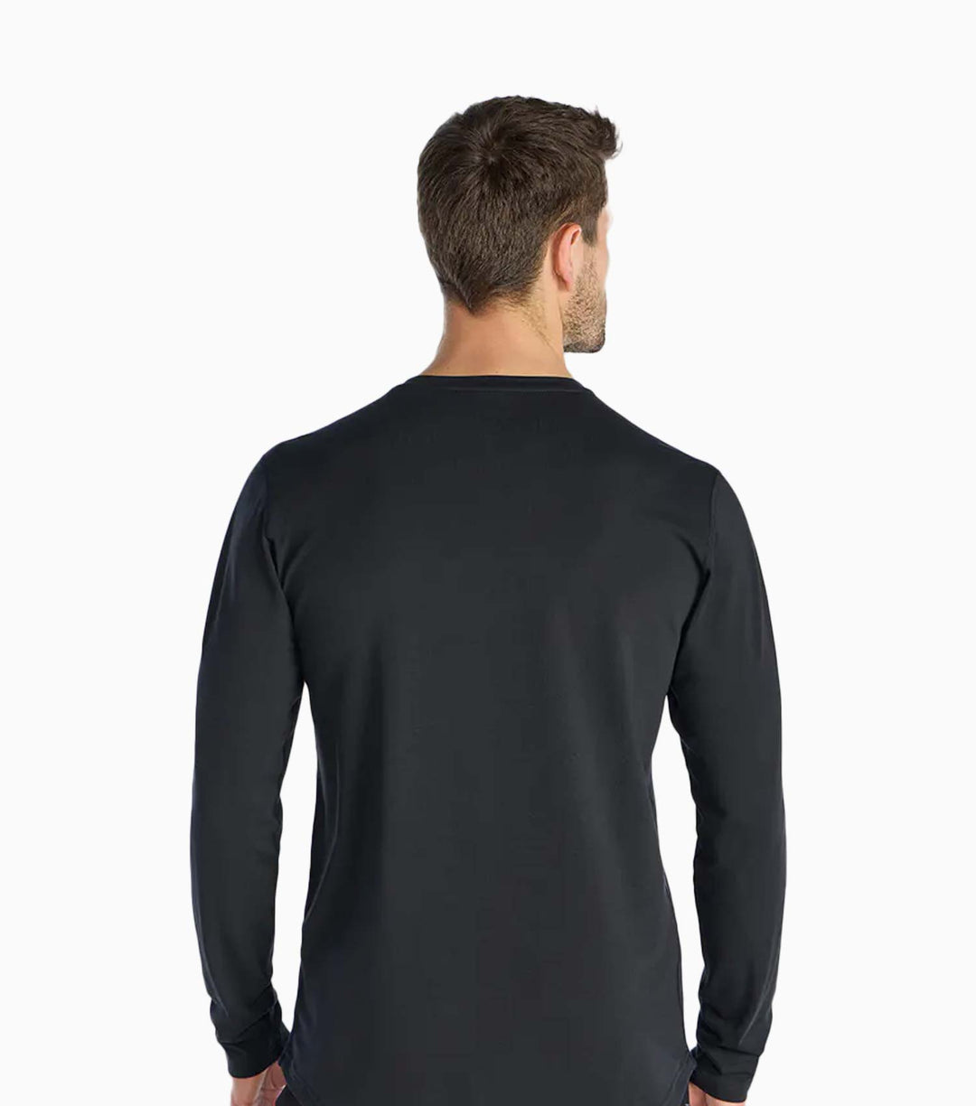 Henley Drop-Cut Long Sleeve: LUX