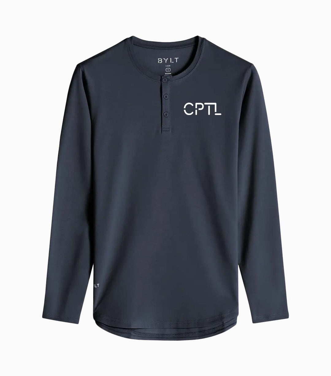 Henley Drop-Cut Long Sleeve: LUX