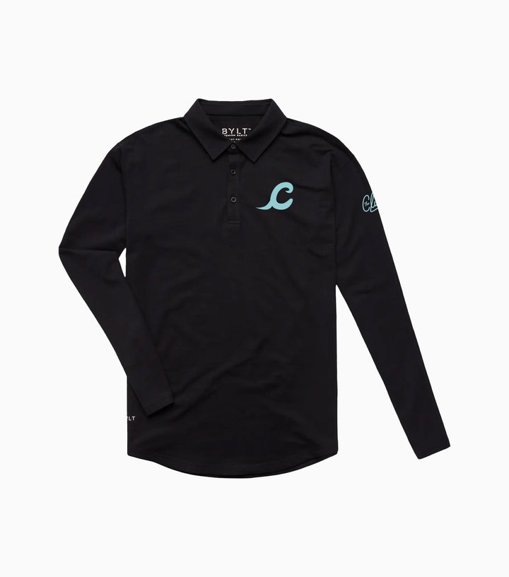 Drop-Cut Long Sleeve: LUX Polo