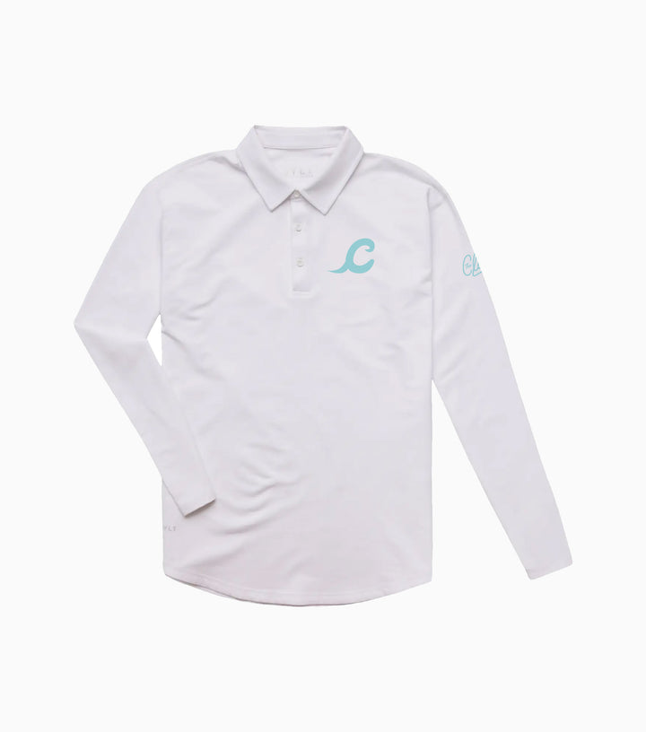 Drop-Cut Long Sleeve: LUX Polo