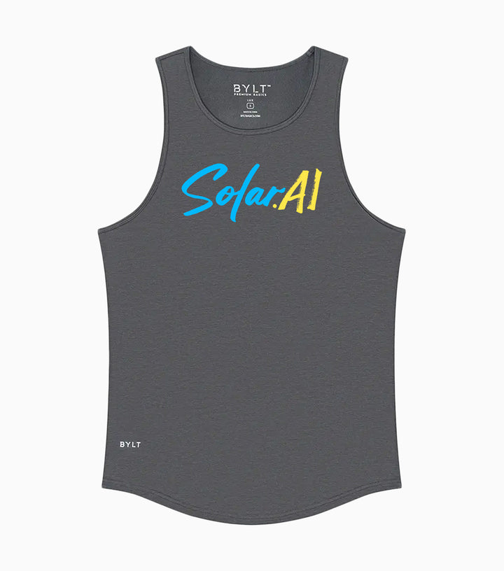 LUX Drop-Cut Tank - Wordmark