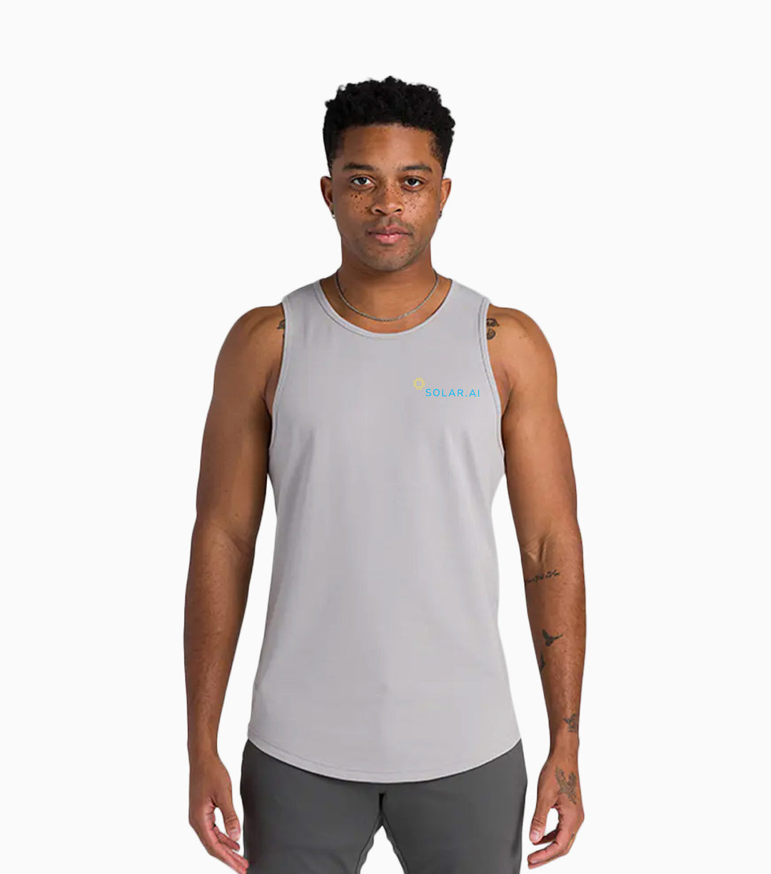 LUX Drop-Cut Tank - Wordmark
