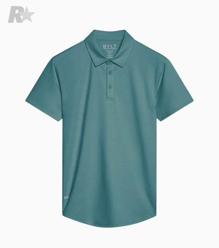 Drop-Cut Signature Polo