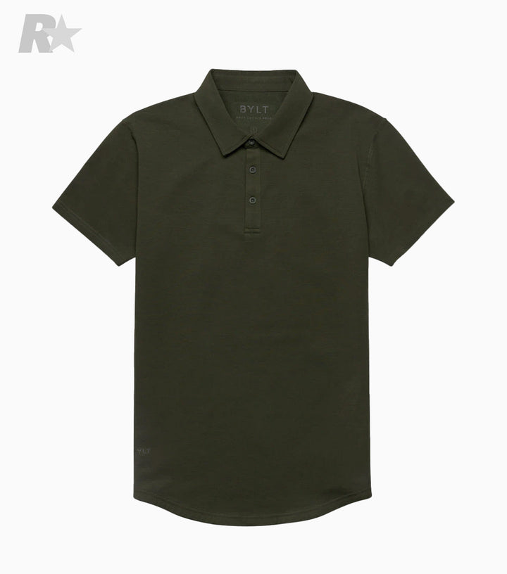 Drop-Cut Signature Polo