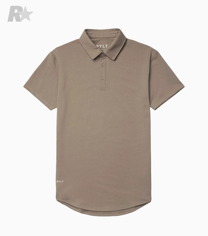 Drop-Cut Signature Polo