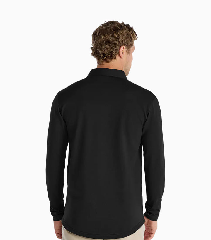 Drop-Cut Long Sleeve: LUX Polo