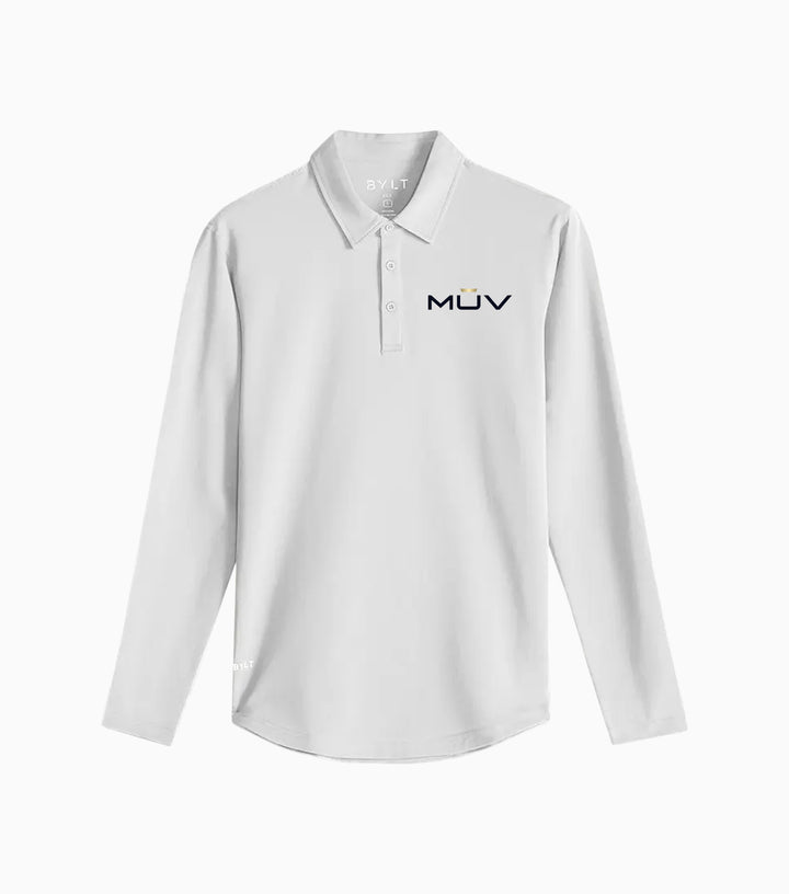 Drop-Cut Long Sleeve: LUX Polo