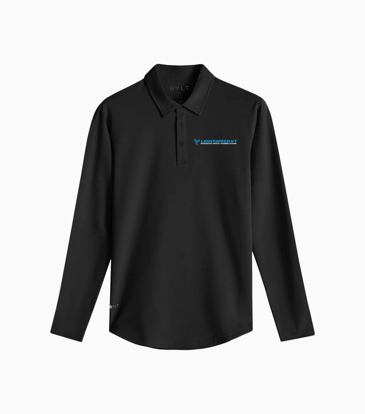 Drop-Cut Long Sleeve: LUX Polo