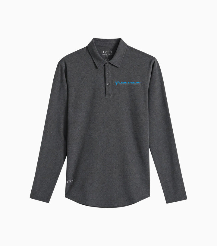Drop-Cut Long Sleeve: LUX Polo