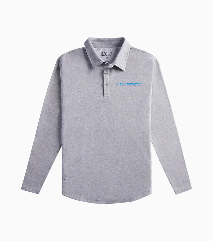 Drop-Cut Long Sleeve: LUX Polo