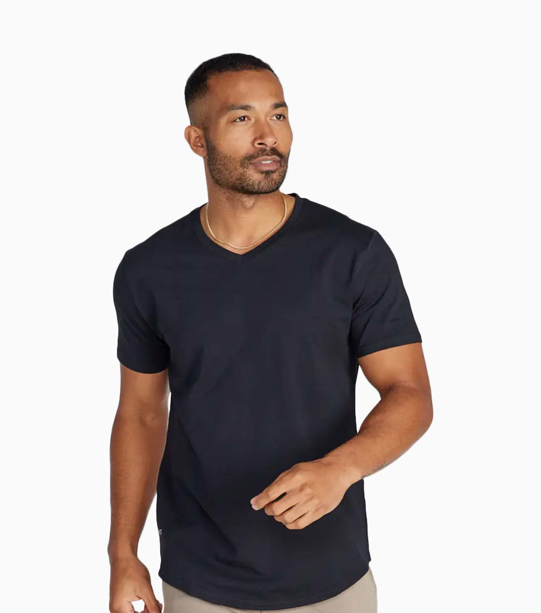 Drop-Cut V-Neck: LUX
