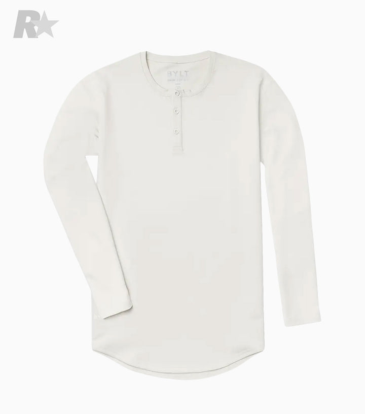 Henley Drop-Cut LUX Long Sleeve