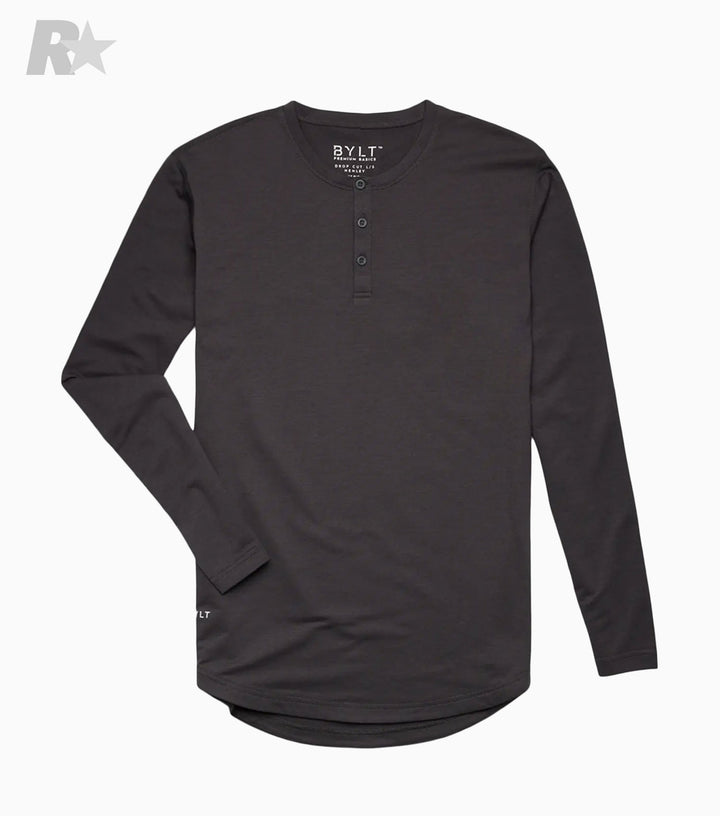 Henley Drop-Cut LUX Long Sleeve