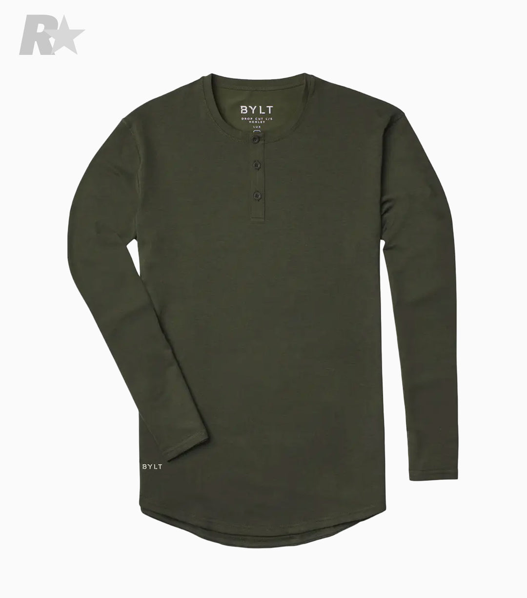 Henley Drop-Cut LUX Long Sleeve