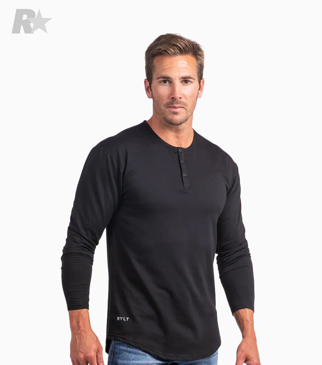 Henley Drop-Cut LUX Long Sleeve