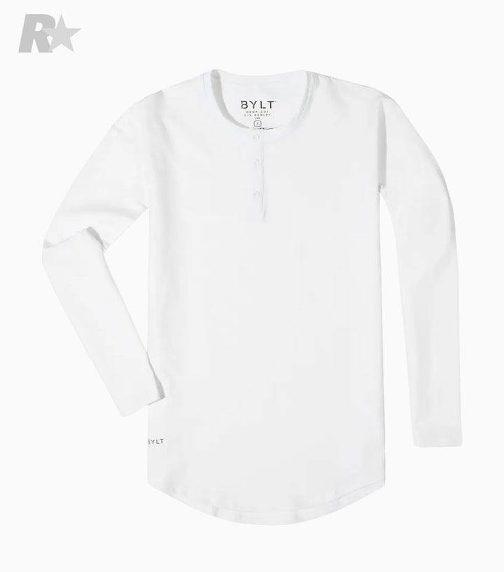 Henley Drop-Cut LUX Long Sleeve