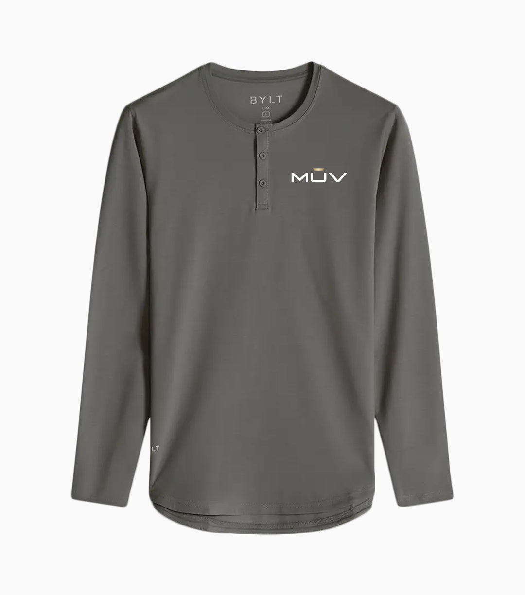 Henley Drop-Cut Long Sleeve: LUX