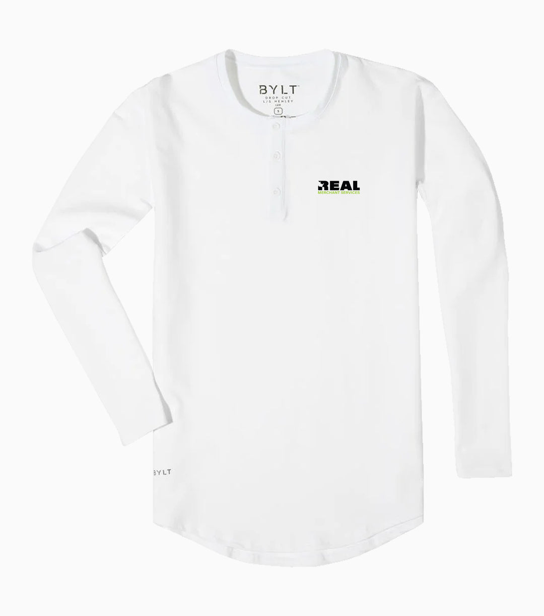 Henley Drop-Cut Long Sleeve: LUX