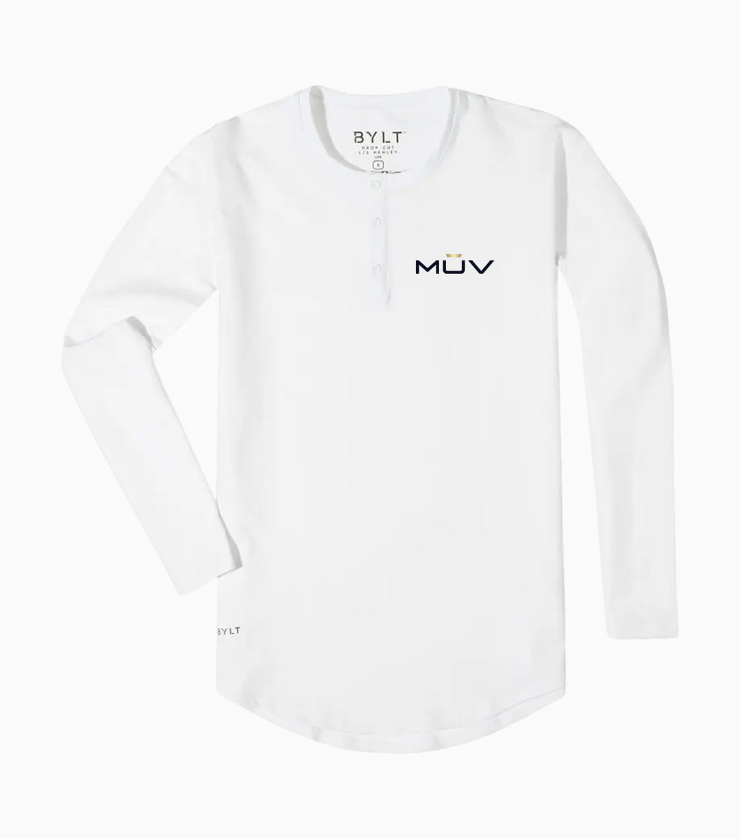 Henley Drop-Cut Long Sleeve: LUX