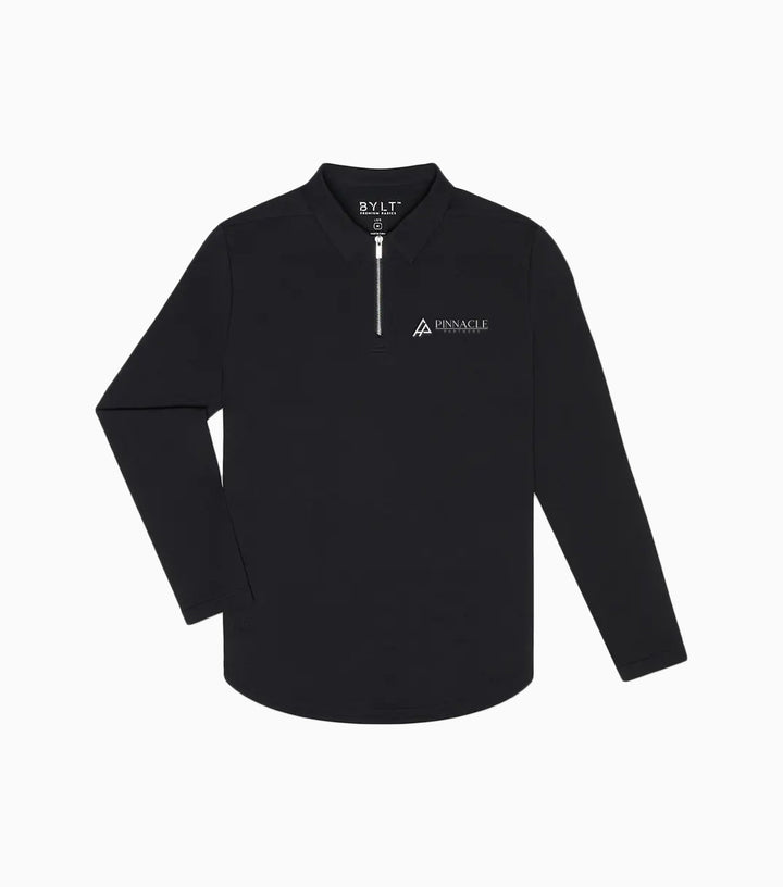 LUX Long Sleeve Zip Polo