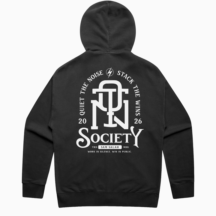 QUIET THE NOISE SOCIETY · ZIP HOODIE